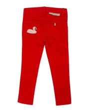 Load image into Gallery viewer, Pantalone cotone  rosso bimba
