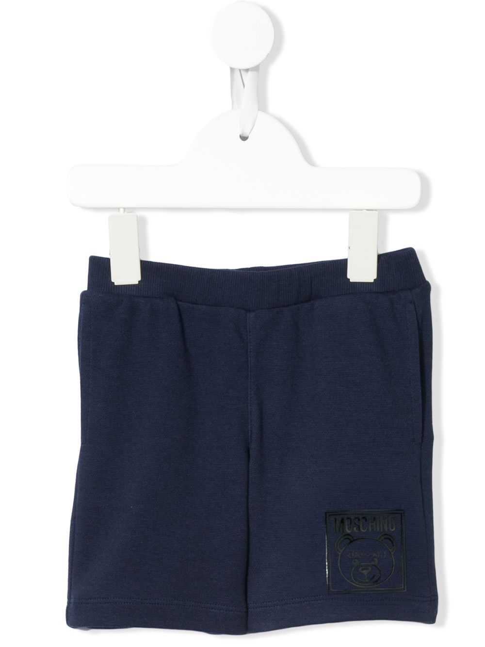 Short blu neonato cotone