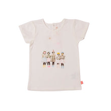 Load image into Gallery viewer, T-shirt neonata con stampa circus
