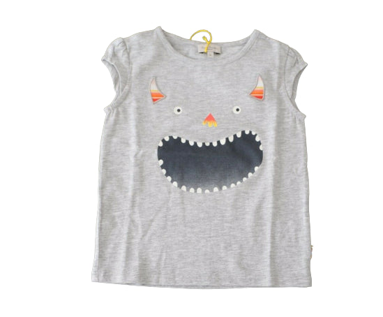 T-shirt bambina grigio