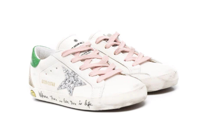 Kids Sneaker Super-star Con Stella In Glitter