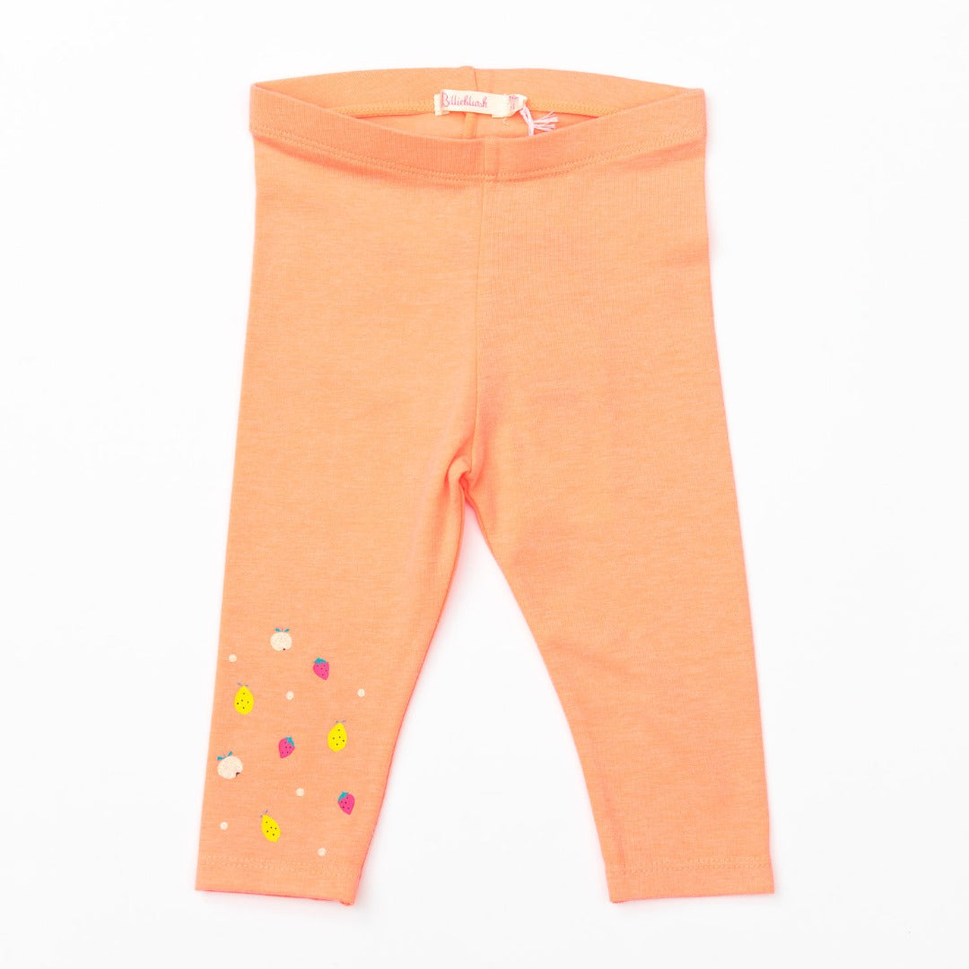 Leggings neonata con stampa